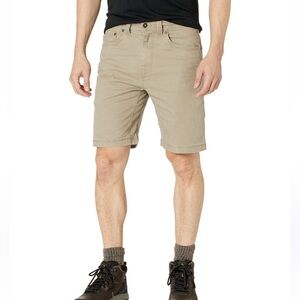 Prana Men’s Bronson Organic Cotton Dark Khaki 9” Inseam Shorts Size 30